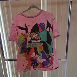 Pink Graphic Womens Helluva Boss Tee